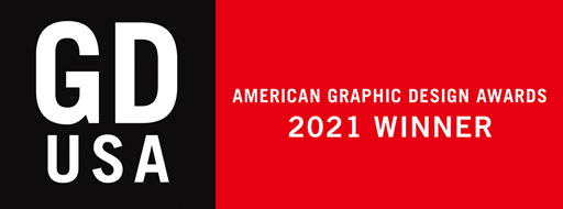 2021 Graphic Design USA Award Winner Badge