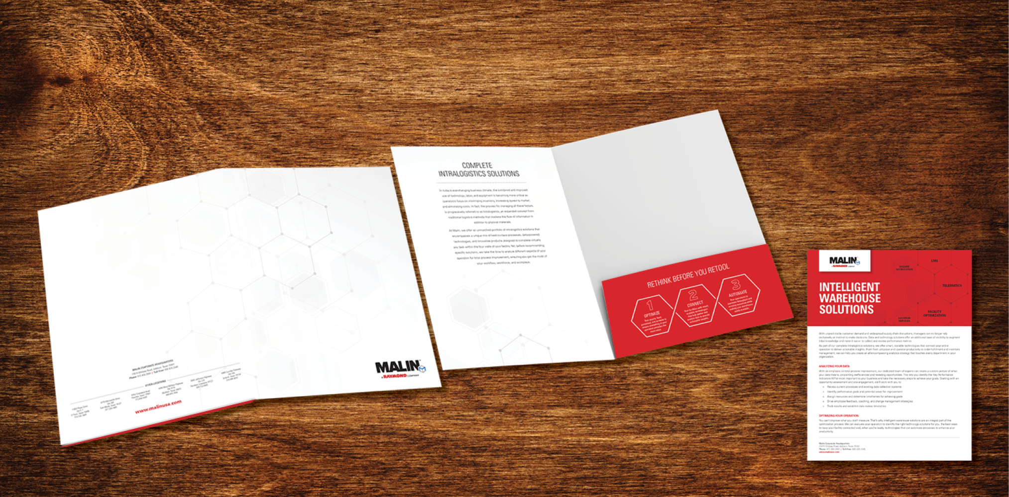 Malin Inralogistics Solutions Folder and Cutsheet Slide